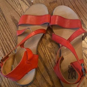 Miz Mooz red comfort sandal